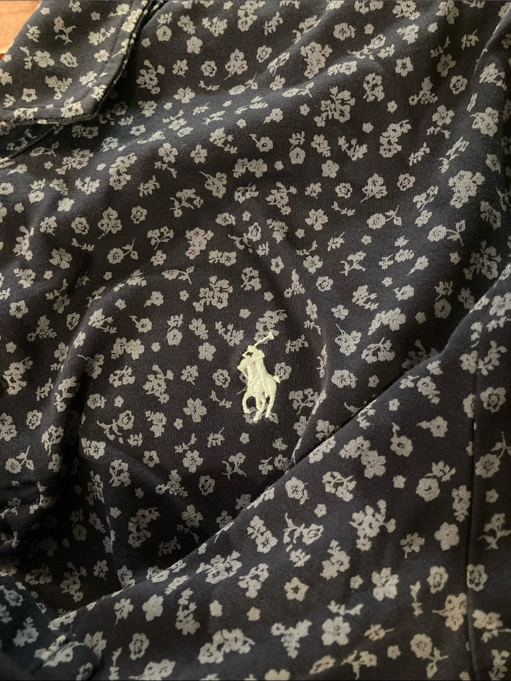 Polo by Ralph Lauren Navy Printed Short-Sleeve Polo